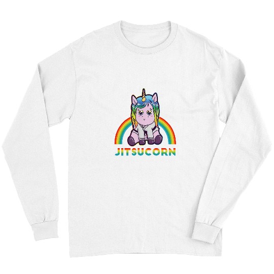 Unicorn Pet Brazilian Jiu Jitsu and Grappling Jitsucorn Long Sleeves