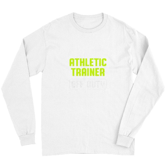 Athletic Trainer Gym Coachs Duty Wellness Coaching Long Sleeves