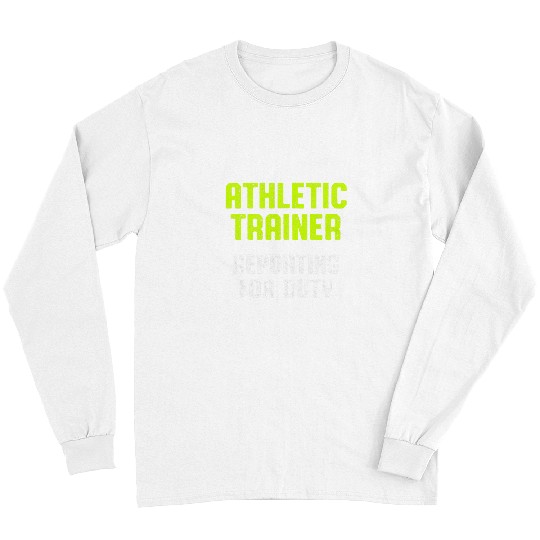 Athletic Trainer Gym Coachs Reporting Wellness Coaching Long Sleeves