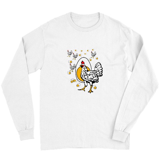 Chicken Pet Roseanne Long Sleeves