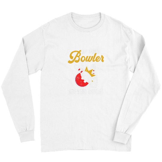 Sport Bowling Mens Skittles bowling left hand bowlers are very cooler bowling Long Sleeves