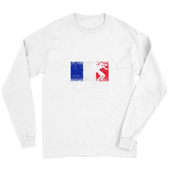 Sport Wrestling Sport France Flag French Wrestler Long Sleeves
