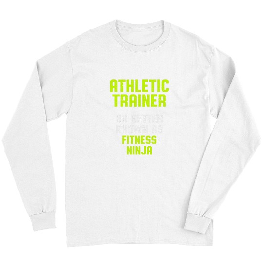 Athletic Trainer Gym Coachs Fitness Wellness Coaching Long Sleeves