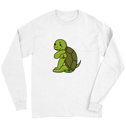 Turtle Pet I Love Grandma Tattoo Turtle Grandmother Pet Long Sleeves