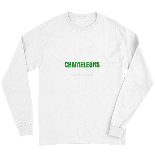 Chameleon Pet Chameleons Joke Geckos Lizard Reptile Long Sleeves