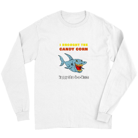 Shark Pet I Brought the Candy Corn Teeth Funny Halloween Long Sleeves