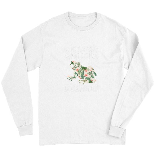 Frog Pet Just A Girl Who Loves Bullfrogs Gift For Women Toad Animal Long Sleeves