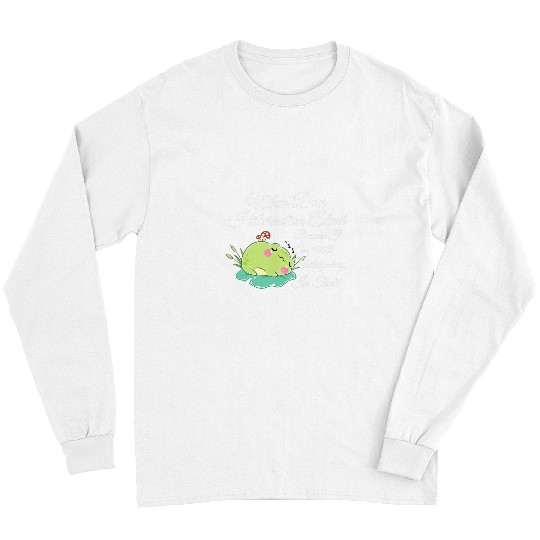 Frog Pet Sleeping Frog Toad When Hibernation Start 100 Participating Long Sleeves