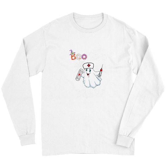 nurses Job boo boo crew 2 paramedic emt ems nurses halloween Long Sleeves