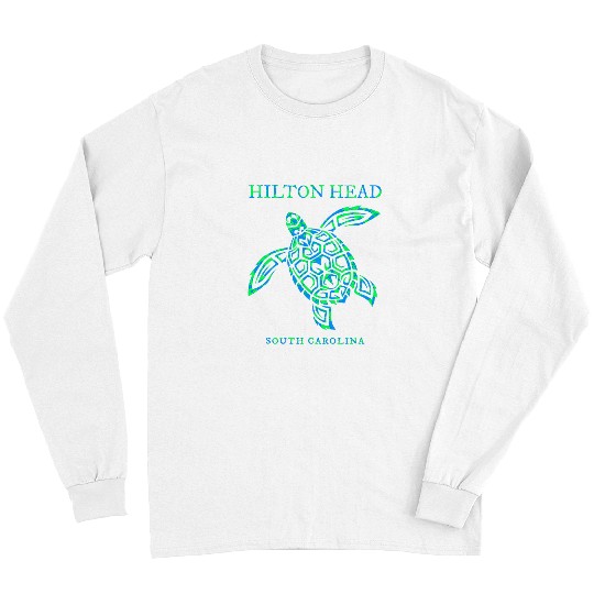 Turtle Pet Hilton Head South Carolina Sea Turtle Souvenir Long Sleeves