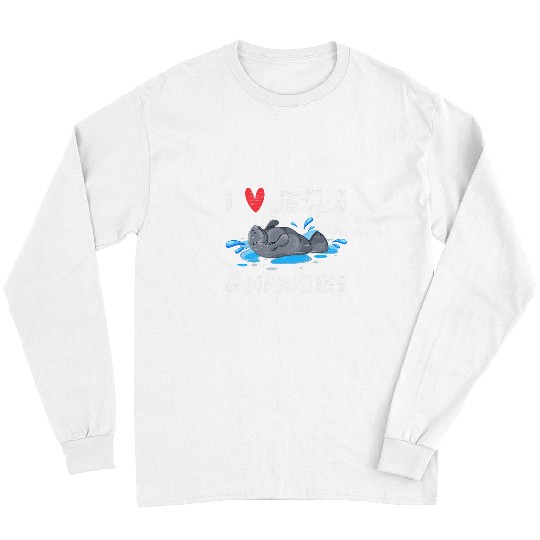 Manatee Pet I Love Jesus And Manatees for a Aquatic Animals Lover Long Sleeves