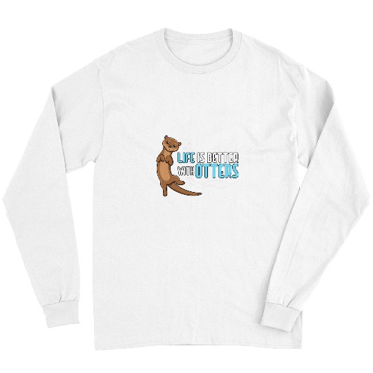 Otter Pet Otters Life With Otters Sea Otter Wildlife Forest Animal Long Sleeves
