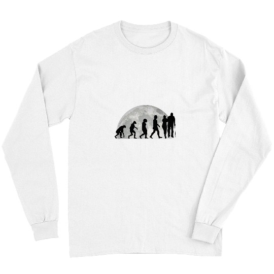 nurses Job Elderly Care Evolution Moon Long Sleeves