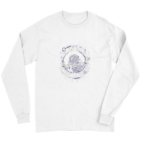 Astronaut Job Black Hole Portal Galaxy New Regular Fit Long Sleeves