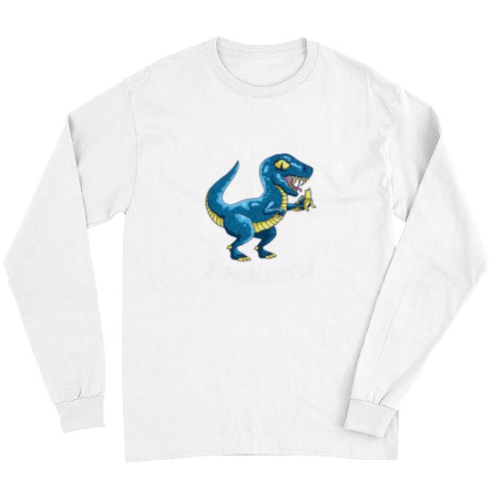 Dinosaur Pet Banana TRex Saurus Banana Lover Summer Fruit Banana Eats Long Sleeves
