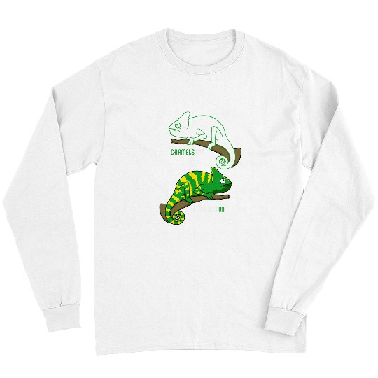 Chameleon Pet Chameleoff Reptile Tropical Lizard Long Sleeves