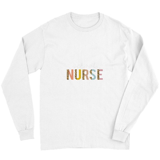 nurses Job Leopard School nurses Print For Nursing Student Long Sleeves