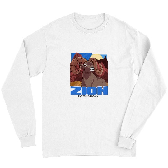 Sheep Pet Zion National Park Bighorn Sheep Utah Souvenir Long Sleeves