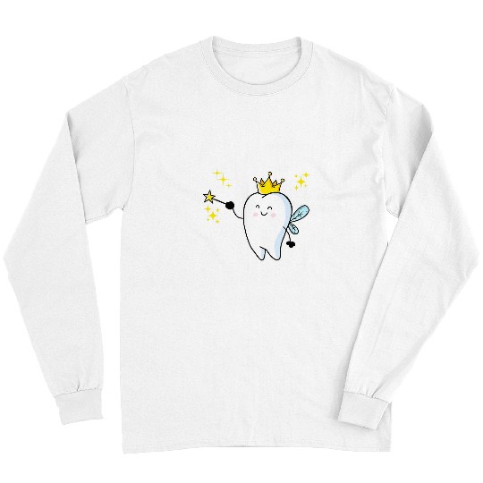 dentists Job Cartoon Tooth Fairy Long Sleeves