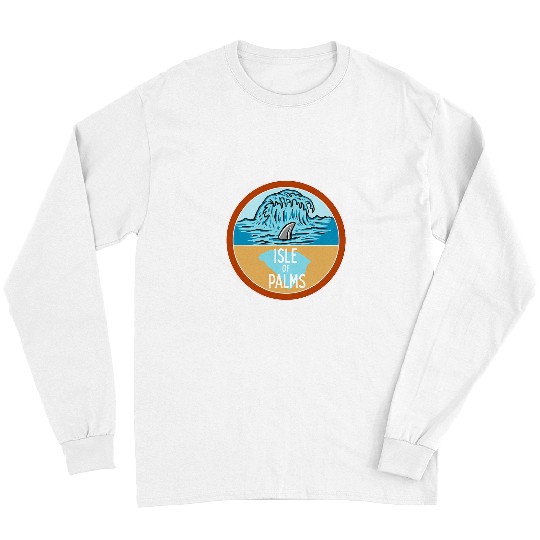 Shark Pet Isle of Palms South Carolina SC Ocean Wave Shark Fin Long Sleeves