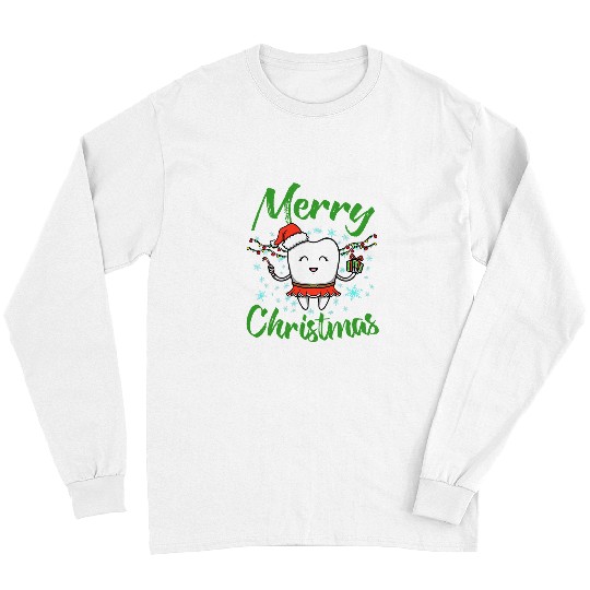 dentists Job Tooth Fairy Christmas Design For dentists Dental Office Long Sleeves