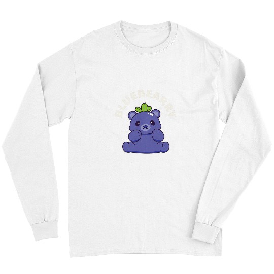 Bear Pet Cute Kawaii Blueberry Bear Long Sleeves