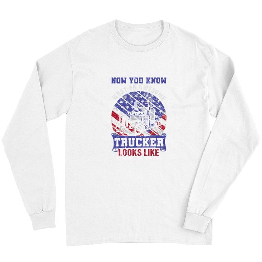 Truck Fun Awesome Trucker Big Rig SemiTrailer Truck Driver Gift 6 Long Sleeves