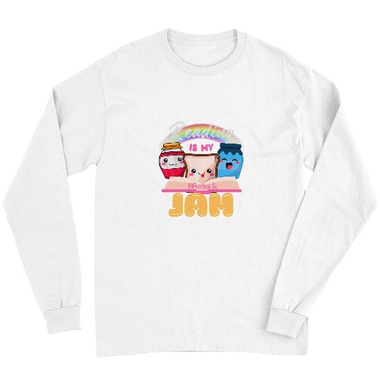 Book Fun Funny Reading is my bread and jam Cool Rainbow reading Long Sleeves