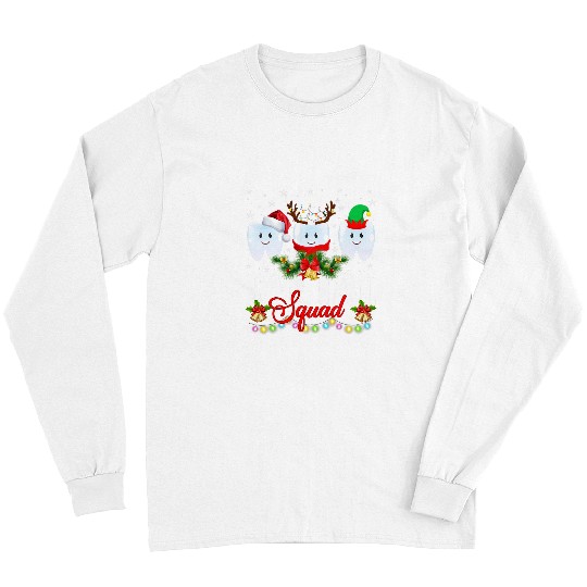 dentists Job Christmas Dental Squad Funny Christmas 01 Long Sleeves