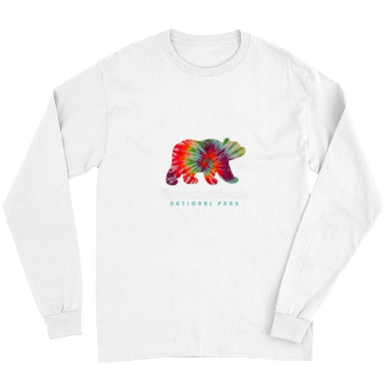 Bear Pet Shenandoah National Park Bear Shenandoah Valley Tie Dye Long Sleeves