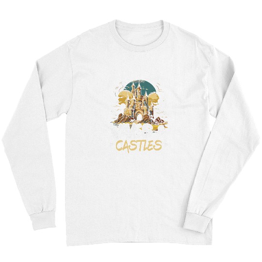Building Sand Castle Sand Sculpting Beach Sand Artist 215 Long Sleeves