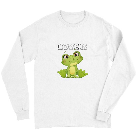 Frog Pet Sugar Cute Frog Baby Toad Reptiles Green Frog Long Sleeves