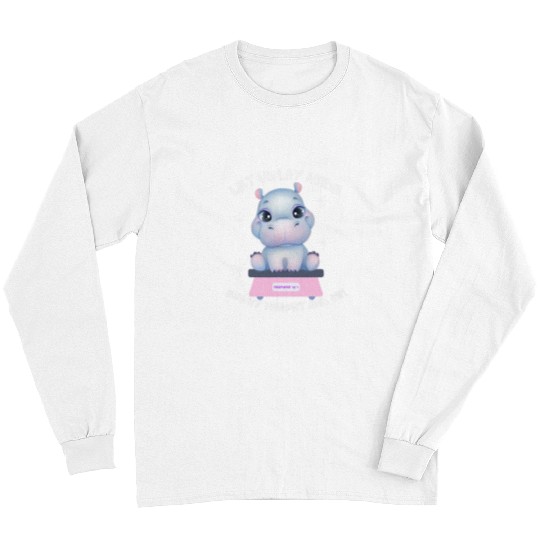 Hippo Pet Bible Verse Animals Children s Sunday School Teachers Long Sleeves