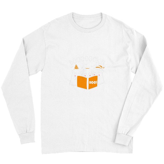 Book Fun booooks ghosts halloween teacher book library reading 7 Long Sleeves
