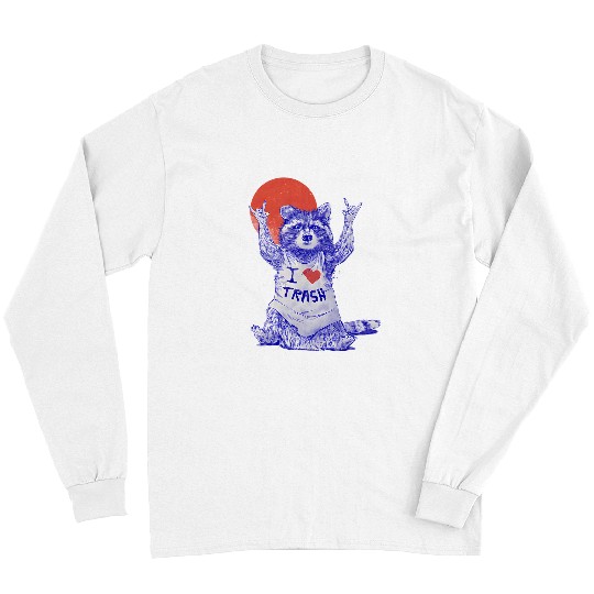 Bear Pet Bear I Love Trash Long Sleeves