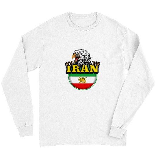 Lion Pet Iran Lion Sun FlagIranPersianFlag of Iran Long Sleeves