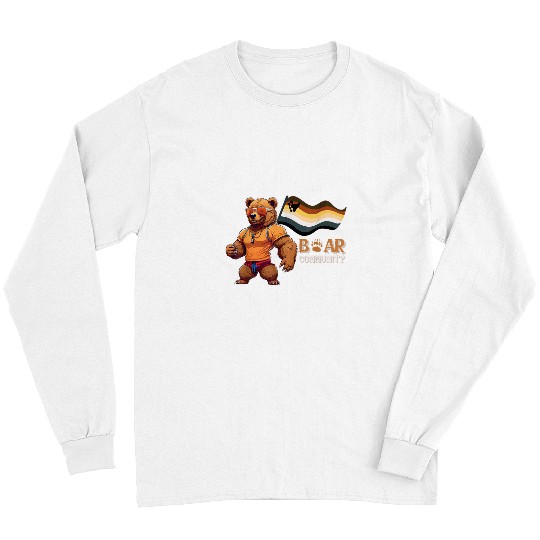 Bear Pet Funny Gay Pride Bear community lgbtq pride costume 1 Long Sleeves