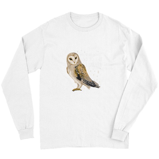 Owl Pet Magical Owl Birds Barn Owl Library Long Sleeves