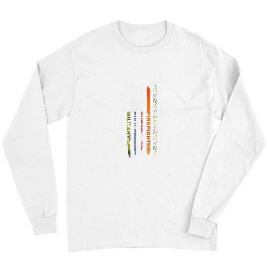 nurses Job FirstResponders Teacher Firefighter nurses Police Military Long Sleeves