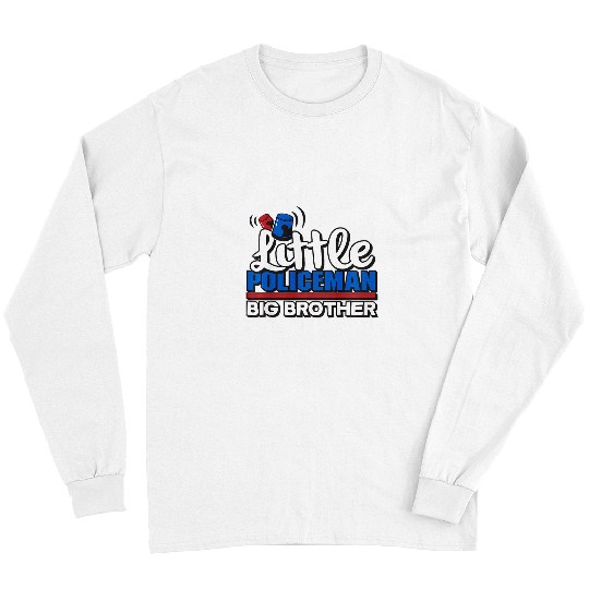 Police Job Kids Little Policeman Big Brother Police Officer Long Sleeves