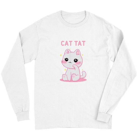 Cat Tat Cat Lover Tattoo Lover Kitten Tattooed Cat Mom 22 Long Sleeves