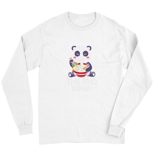 Panda Pet Pho Soup The Pho Expert Funny Panda Kawaii Long Sleeves