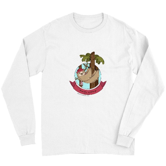 Sloth Pet Christmas Sloth Seasons Greetings Long Sleeves