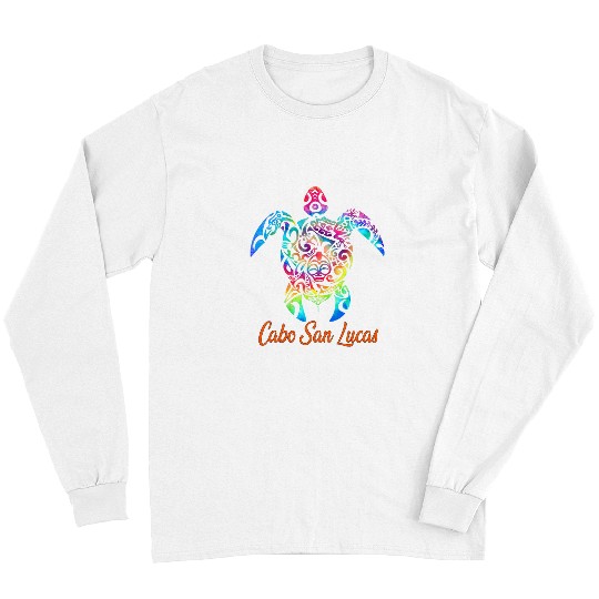 Turtle Pet Cabo San Lucas Sea Turtle Family Vacation Summer 0013 Long Sleeves