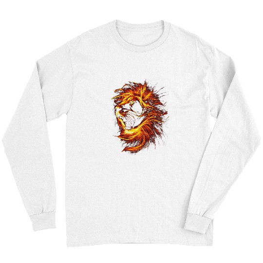 Lion Pet Fires of God lion Animal roaring lion workout positive 4 Long Sleeves