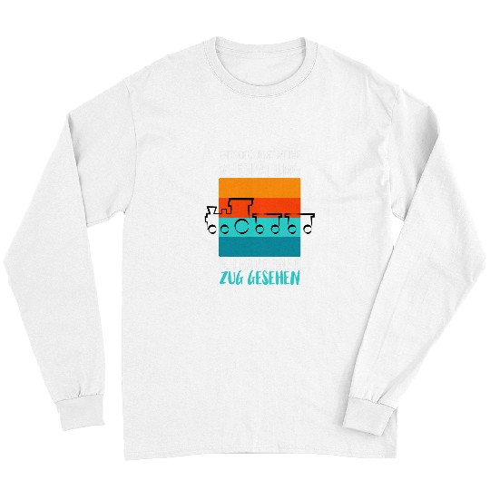Drive vehicle guide railway fans track vehicles locomotive Long Sleeves