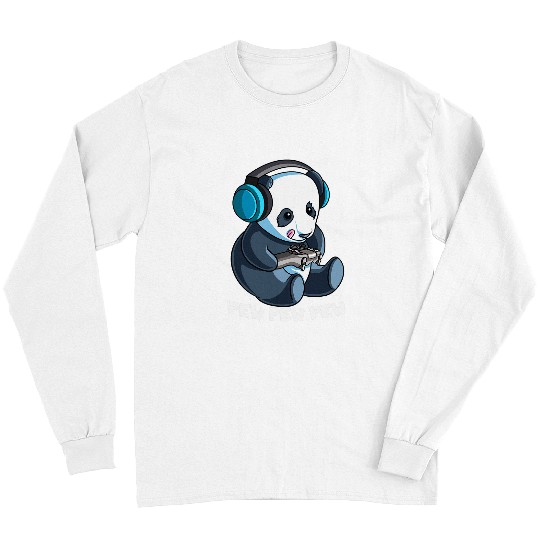Panda Pet Pew Gamer Panda Pew Pew Gaming Lover 8 Long Sleeves