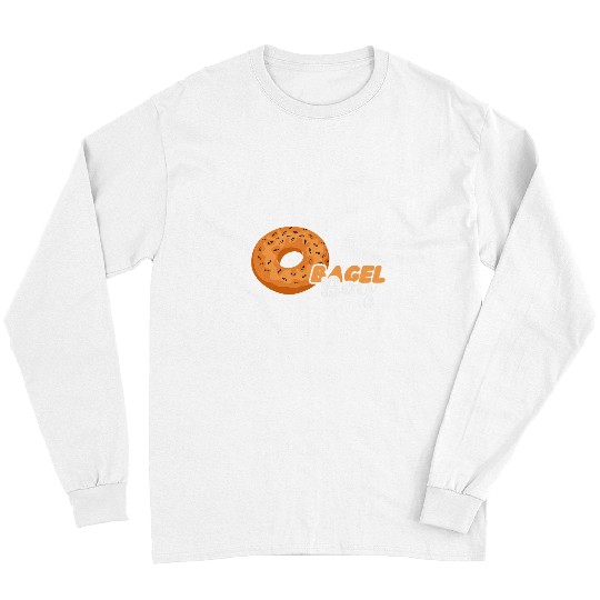 Bagel Boy Baker Baking Bagels Dough Maker Bagel Lover Long Sleeves