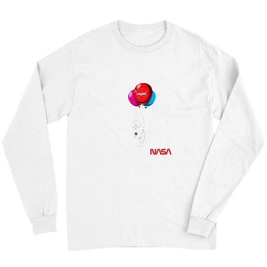 Astronaut Job Kids NASA Astronaut cute with Balloon Worm Meatball Long Sleeves