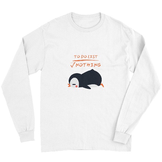 Penguin Pet Cute Lazy Sleeping Baby Penguin Marine Life Animals Long Sleeves